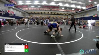 132 lbs Quarterfinal - Mason Schultz, Darko Valley Wolf Pack vs Clayton Combs, Noble Takedown Club