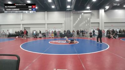 106 lbs Cons. Semis - Eli Pomeroy, Bear Cave Wrestling Club vs Kash Clementi, Spartan RTC@LHP