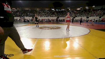 200 lbs Round Of 64 - Molly Doeple, Yukon MS Girls vs Reyleigh Liles, Broken Arrow Girls Junior High