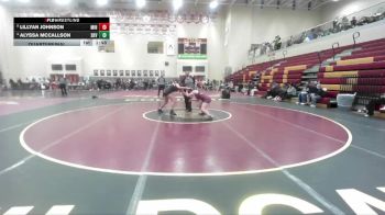 155 lbs Quarterfinal - Lillyan Johnson, Minico vs Alyssa McCallson, Skyview