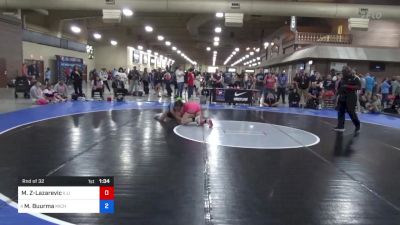 135 lbs Rnd Of 32 - Madeline Zerafa-Lazarevic, Illinois vs Margaret Buurma, Michigan Revolution Wrestling Club