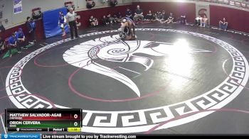 126 lbs Quarterfinal - Matthew Salvador-Agabin, Cheyenne vs Orion Cervera, Basic