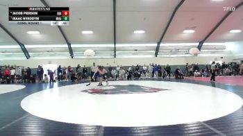 128 lbs Cons. Round 1 - Jacob Pierson, Benicia vs Isaac Nykodym, Miramonte