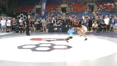 120 lbs Champ. Rd Of 64 - Xamian Munoz, CA vs Derion Williams, OH