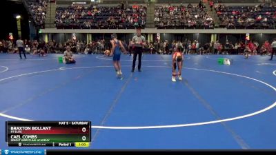 85 lbs Quarterfinal - Cael Combs, Sebolt Wrestling Academy vs Braxton Bollant, RT Elite