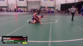 182 lbs Quarterfinals (8 Team) - Trentin Brown, Burwell vs Kole Walz, Sutherland