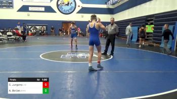 126 lbs Final - Case Jurgens, Lincoln East vs Alonzo Borjas, Gardner