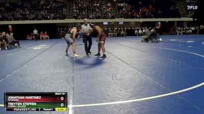 197 lbs Champ. Round 1 - Jonathan Martinez, Schreiner vs Treyten Steffen, Cornell College