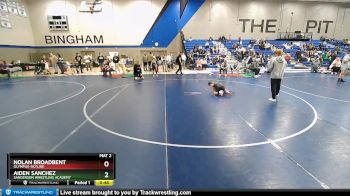 53-57 lbs Round 1 - Aiden Sanchez, Sanderson Wrestling Academy vs Nolan Broadbent, Olympus-Skyline