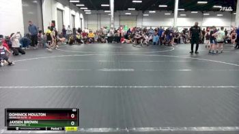 60 lbs Round 6 (8 Team) - Dominick Moulton, Brawler Elite vs Jaxsen Brown, Headhunters
