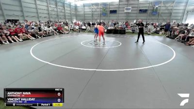 285 lbs Placement Matches (8 Team) - Anthony Nava, Washington vs Vincent Halliday, Minnesota Red