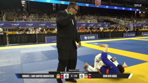 Hirbod J. Dar Santos Moshfeghi vs Odin Ben Abou 2026 Pan Kids Jiu-Jitsu IBJJF Championship