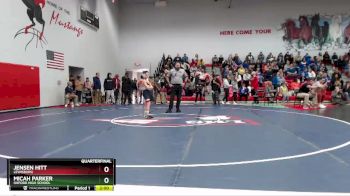 106 lbs Quarterfinal - Jensen Hitt, Lewisburg vs Micah Parker, Oxford High School