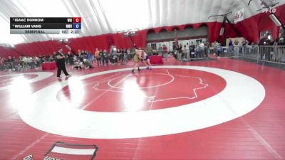 175 lbs Semifinal - Isaac Dunnom, Wisconsin vs William Vang, Mukwonago Wrestling Club