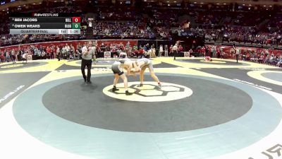 D2-144 lbs Quarterfinal - Ben Jacobs, Bellevue vs Owen Weaks, Ben. Logan