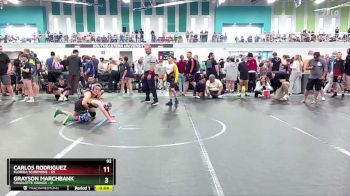 92 lbs Round 2 (6 Team) - Carlos Rodriguez, Florida Scorpions vs Grayson Marchbank, Charlotte Vikings