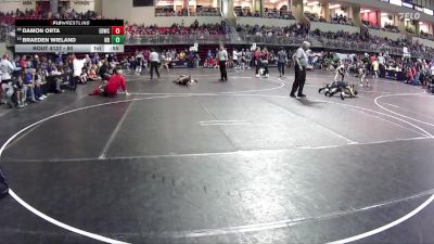 80 lbs Champ. Round 2 - Damon Orta, East Butler Wrestling Club vs Braeden Wieland, Nebraska Boyz