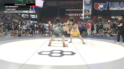 285 lbs Cons. Sub-semis - Kaz Morosetti, Rhode Island vs Kade West, Washington