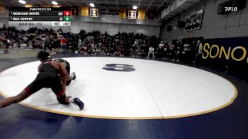175 lbs Cons. Semi - Rex Topete, South Hills vs Keshaun White, Centennial (Corona)