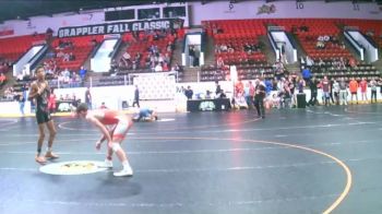 140 lbs Cons. Round 3 - James Diel, Rockford vs Trevor Boone, Michigan Grappler RTC