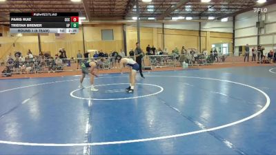 141 lbs Round 1 (6 Team) - Tristan Bremer, Providence (Mont.) vs Paris Ruiz, Clackamas Community College
