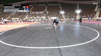 180 lbs Cons. Round 2 - Haileigh Branscome, Montreat vs Sophia Butler, Randolph
