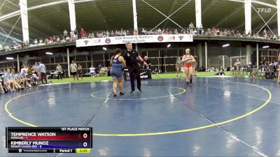 183 lbs Placement Matches (8 Team) - Temprence Watson, Missouri vs Kimberly Munoz, Pennsylvania Red