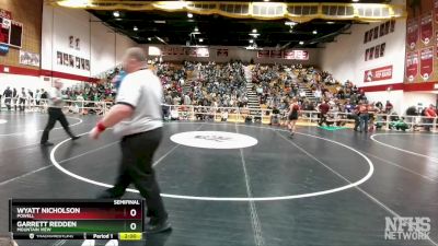 106 lbs Semifinal - Wyatt Nicholson, Powell vs Garrett Redden, Mountain View