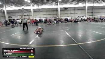 87 lbs Round 5 - Bradly Humphrey, Small Town Grims vs G. Nelsen, Caldwell Wrestling Club