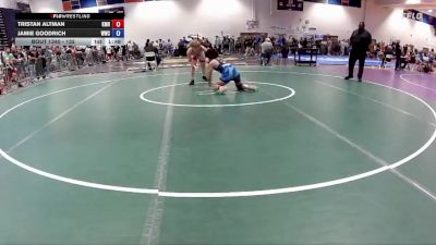 132 lbs Cons. Round 4 - Tristan Altman, Kellam Mat Rats vs Jamie Goodrich, Warmupgang Wrestling Club