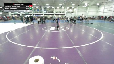 56 lbs Round Of 16 - Zachary Zupkosky, Merrimack vs Jaxon Spadaro, Southside WC
