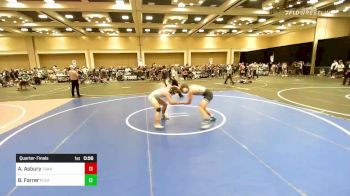 150 lbs Quarterfinal - Andrew Asbury, Trabuco Hills HS vs Bradlee Farrer, Pleasant Grove HS