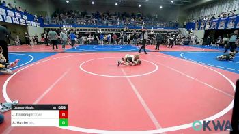49 lbs Quarterfinal - Jack Goodnight, Coweta Tiger Wrestling vs Allister Hunter, Owasso Takedown Club