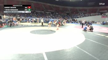 4A/3A/2A/1A Girls 170 Champ. Round 1 - Mysti Ferguson, Newport Girls vs Aubrey Maupin, Vale Girls