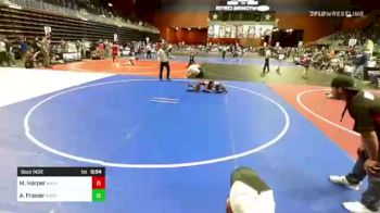 58 lbs Semifinal - Maxin Harper, Mayhem vs Aspen Frasier, West Side Radiers