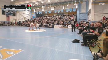 190 lbs 5th Place Match - Teagan Gratkowski, Smyrna H S vs Jaiden Tyler, William Penn H.S.