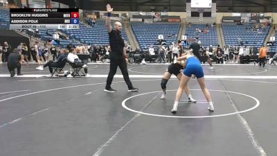 110 lbs Champ. Round 2 - Addison Polk, Murray State vs Brooklyn Huggins, Northern Oklahoma College- Tonkawa