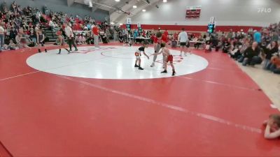 44-46 lbs Round 1 - Caiden Cardona, PVBC Warrior Wrestling vs Beau Lewis, Eaton Lil Reds
