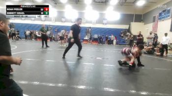 60 lbs Round 5 - Emmett Israel, White Knoll vs Noah Peeler, Gaffney