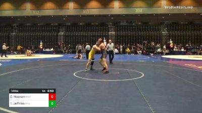 141 lbs Consolation - Conner Noonan, Oregon State vs Trevor Jeffries, Wyoming