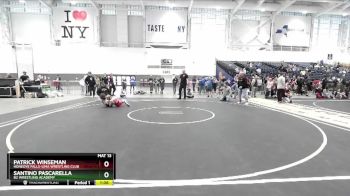 75 lbs Quarterfinal - Santino Pascarella, B2 Wrestling Academy vs Patrick Winseman, Honeoye Falls-Lima Wrestling Club