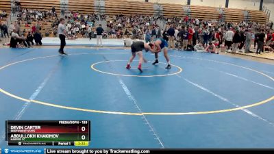 133 lbs Cons. Round 2 - Devin Carter, Southwest State vs Abdullokh Khakimov, Harper CC