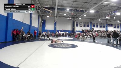 120 lbs Round Of 16 - Tyler Campbell, Bellingham vs Cale Wood, Haverhill