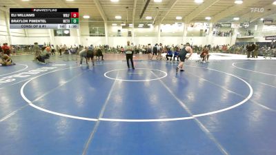 260 lbs Quarterfinal - Eli Williams, Wolfgang Wrestling Academy vs Braylon Pimentel, Methuen