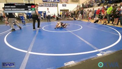 64 lbs Round Of 16 - Wyatt Holtz, Wagoner Takedown Club vs Hayden Wenetshlager, Salina Wrestling Club