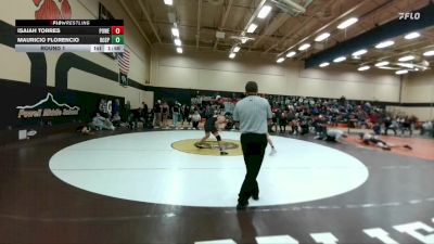 165A Round 1 - Mauricio Florencio, Rock Springs vs Isaiah Torres, Powell