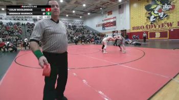 175 lbs 1st Place Match - Brennan Warwick, Massillon Perry vs Colin Wooldridge, Cincinnati LaSalle