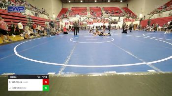 106 lbs Semifinal - Ty Whitlock, Harrah Little League Wrestling vs JJ Reeves, Midwest City Bombers Youth Wrestling Club