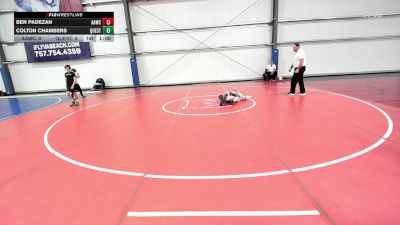 75 lbs Rr Rnd 1 - Ben Padezan, All-American Wrestling Club MS vs Colton Chambers, Quest School Of Wrestling MS