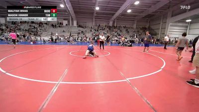 150 lbs Rr Rnd 1 - Maliyah Rivas, Mat Assassins Blue vs Mason Hinner, Team Barracuda Elem